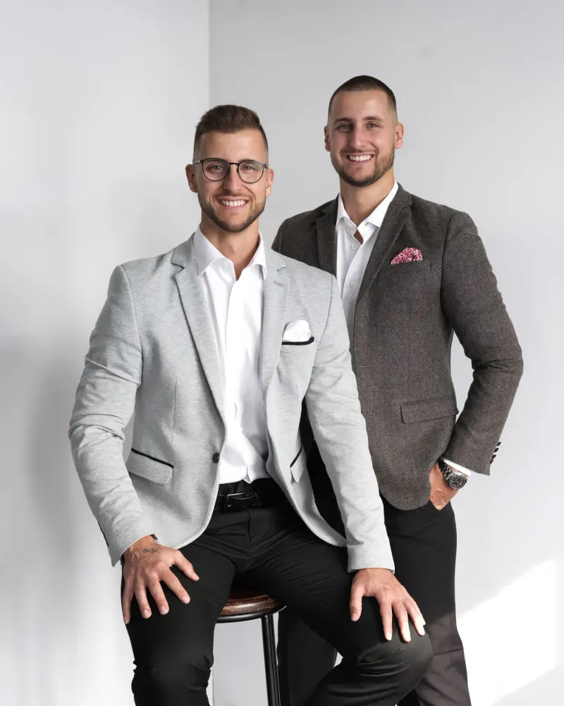 Méderik et Émerik Paiement, courtiers immobiliers de Jumo Immobilier dans l'Outaouais